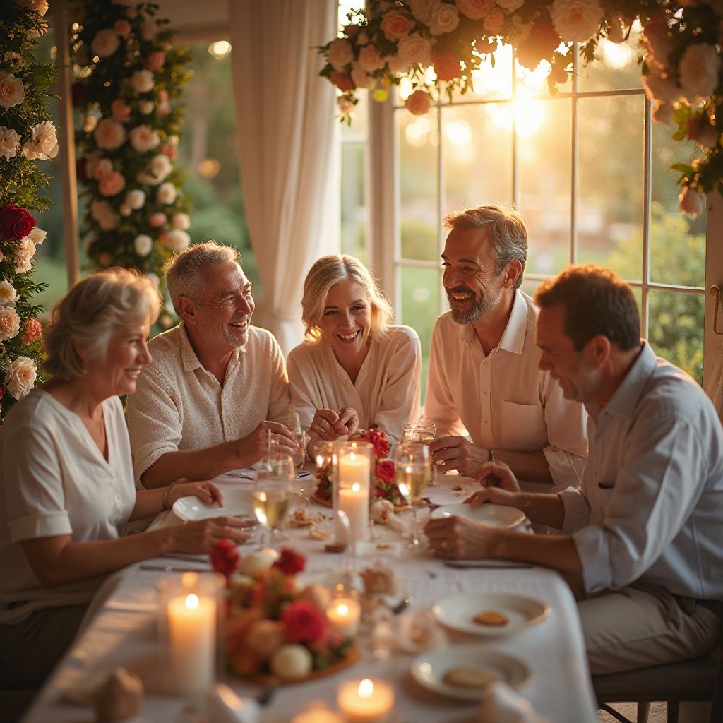 Family anniversary celebration